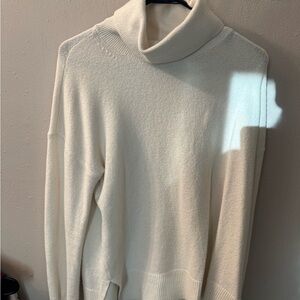 Banana Republic Cream Turtleneck Sweater